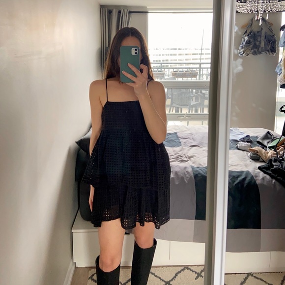 Black Mini Dress - Picture 3 of 3